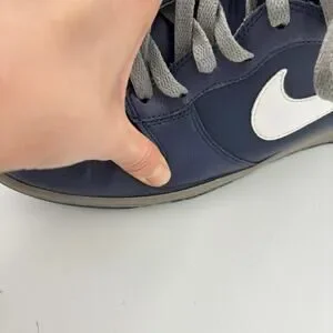 Nike | Shoes | Nike Dunk High Midnight Navy White Gray 
